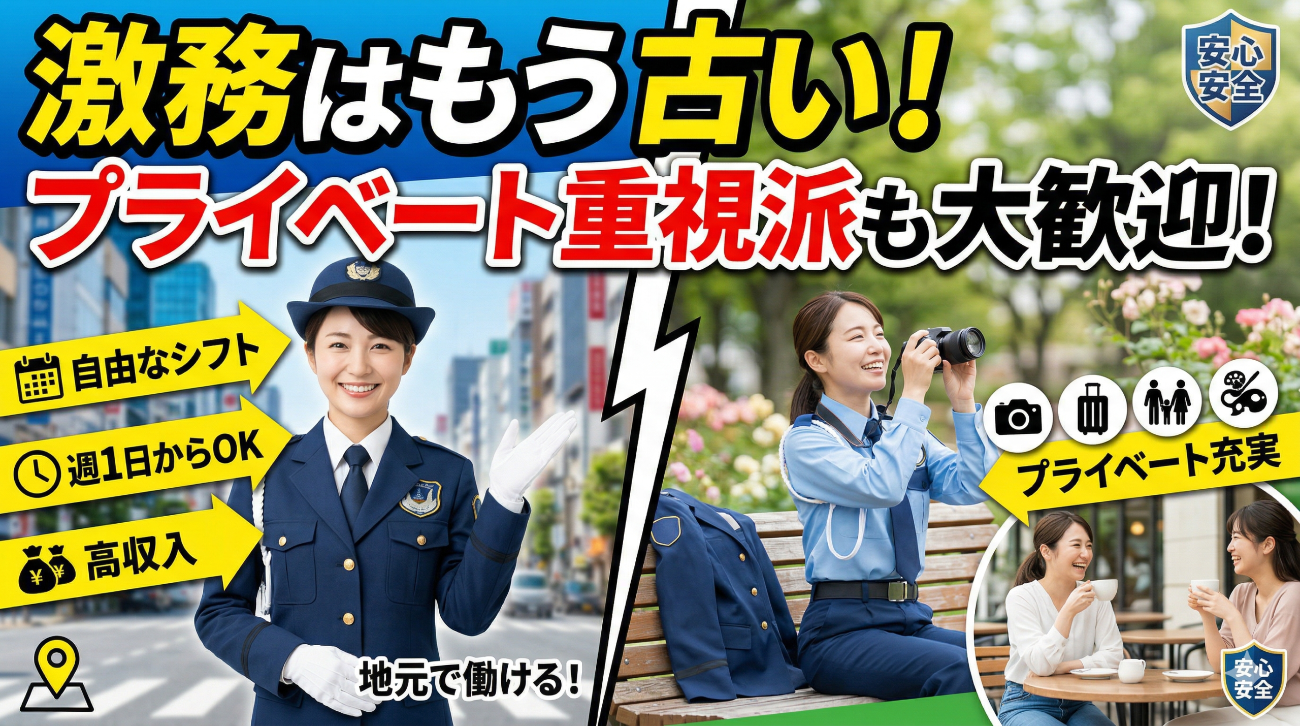 激務で休めない?警備業界の常識を覆す「プライベート重視派」も大歓迎の職場